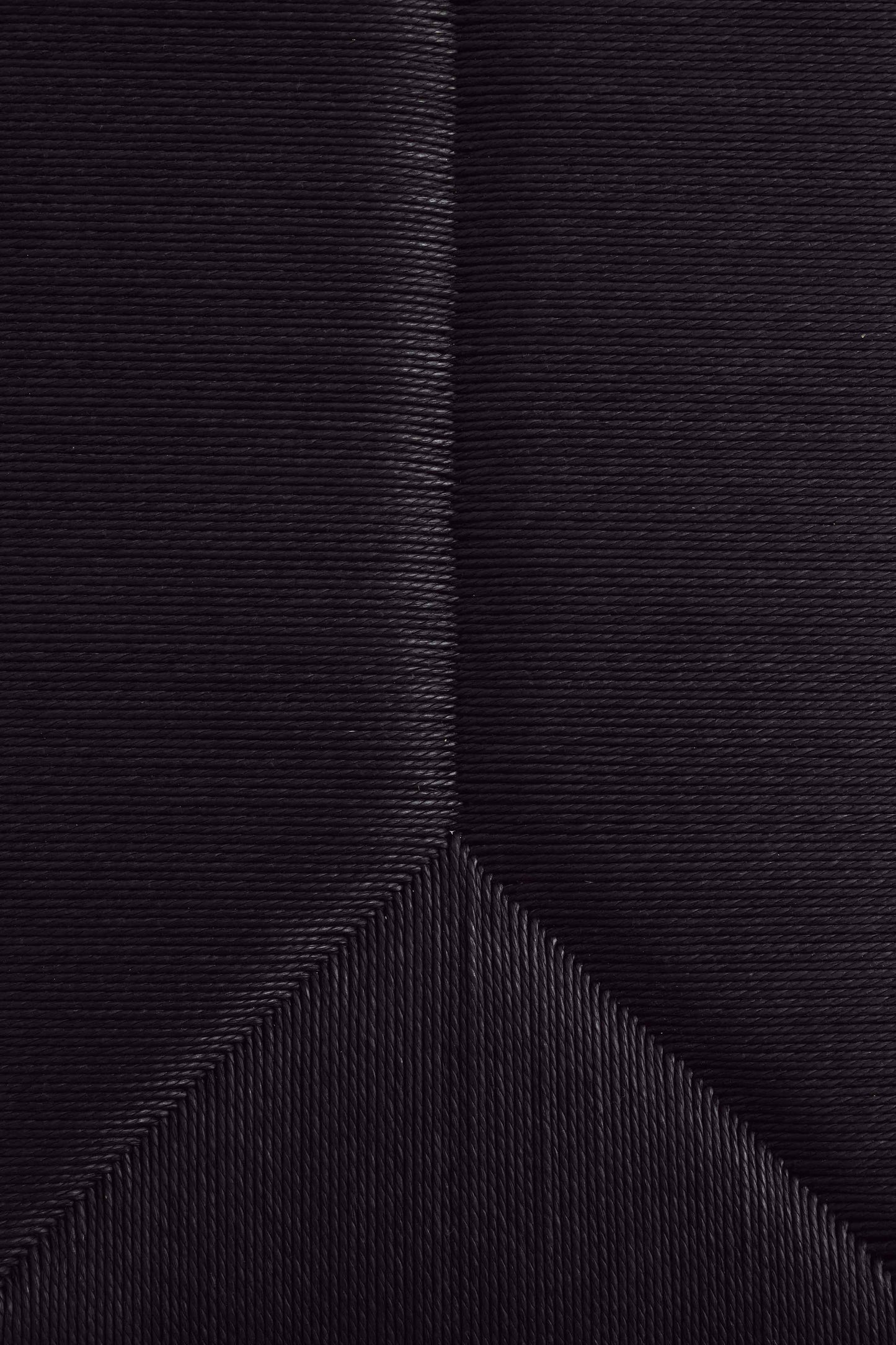 Black Woven Bench
